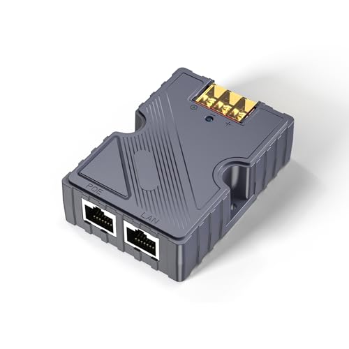 XLTTYWL Starlink PoE Injector - 150W GigE Passiver ABS Überspannungs- & ESD-Schutz mit High-Speed-Netzwerk, ideal für Starlink Internet Kit Satellite von XLTTYWL