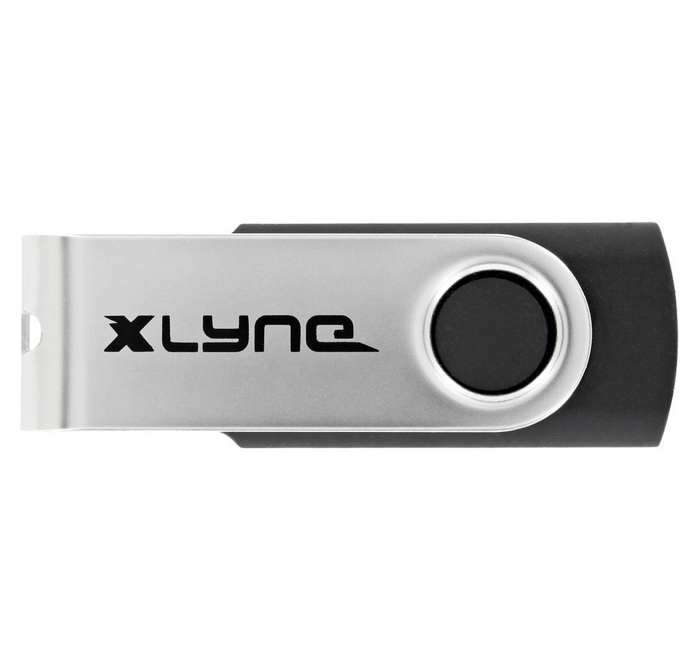 XLYNE Xlyne USB-Stick Retail 32 GB Schwarz/Silber 7603200 USB-C® USB-Stick von XLYNE