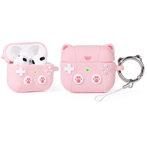 Hülle für AirPods 3rd Erzeugung Ohrhörer, XMBYGY Silikon AirPods 3 Ladehülle Schutzhülle mit niedlichen Cartoon Haut Design Kopfhörer, mit Schlüsselbund Hülle für AirPods 3rd Erzeugung Ohrhörer, XMBYGY Silikon AirPods 3 Ladehülle Schutzhülle mit niedlichen Cartoon Haut Design Kopfhörer, mit Schlüsselbund von XMBYGY