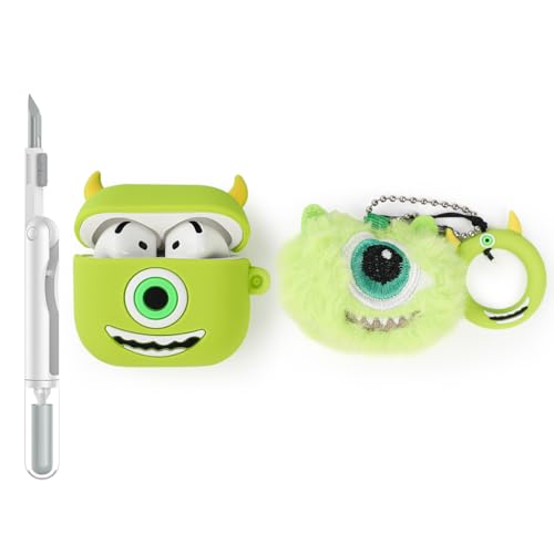 XMBYGY Hülle und Reinigung Stift für AirPods 4th Erzeugung Ohrhörer, Silikon Cartoon Aufladung Schutz Fall und 3-in-1 Reinigung Pen für AirPods 4 Drahtlose Ohrhörer mit Puppe und Anti-Lost Lanyard XMBYGY Hülle und Reinigung Stift für AirPods 4th Erzeugung Ohrhörer, Silikon Cartoon Aufladung Schutz Fall und 3-in-1 Reinigung Pen für AirPods 4 Drahtlose Ohrhörer mit Puppe und Anti-Lost Lanyard von XMBYGY