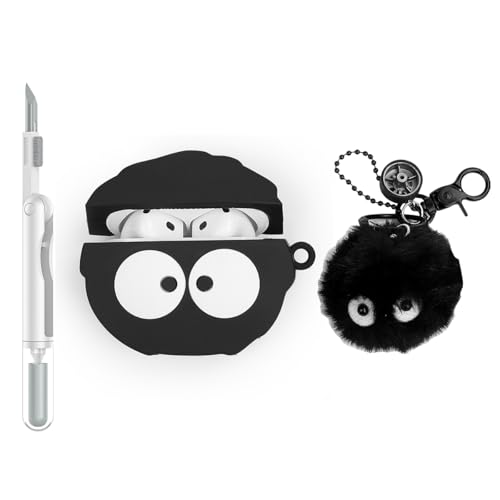 XMBYGY Hülle und Reinigung Stift für AirPods 4th Erzeugung Ohrhörer, Silikon Cartoon Aufladung Schutz Fall und 3-in-1 Reinigung Pen für AirPods 4 Drahtlose Ohrhörer mit Puppe und Anti-Lost Lanyard XMBYGY Hülle und Reinigung Stift für AirPods 4th Erzeugung Ohrhörer, Silikon Cartoon Aufladung Schutz Fall und 3-in-1 Reinigung Pen für AirPods 4 Drahtlose Ohrhörer mit Puppe und Anti-Lost Lanyard von XMBYGY