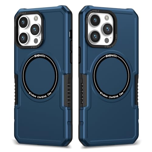 Telefonmode Kompatibel mit iPhone 14 Pro Hülle, kompatibel mit , ultradünner, stoßfester Schutz in Militärqualität, magnetische Handyhülle Compatible with iPhone 14 Pro, klassische Hybridhülle Telefon von XNCVBD