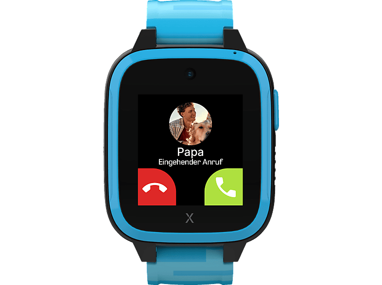 XPLORA XGO3 2. Generation, inkl. Freenet SIM Kinder Smartwatch Silikon, Langer Teil: 112 x 20 mm, kurzer 83 Blau von XPLORA