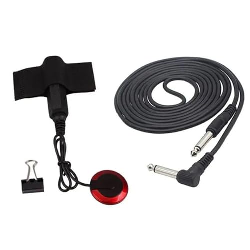 Akustikgitarren-Tonabnehmer Piezo Gitarre Mikrofon Pickup Clip Piezo Kontakt Mikrofon Pickup Elektrische Akustik Gitarre Pickup Enduring von XSQKUYN