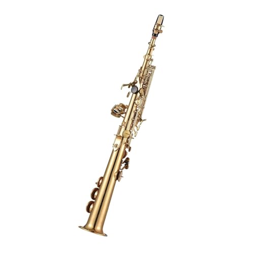 Altsaxophon Sopransaxophon Gerades Saxophon Messing Bb B Flaches Holzblasinstrument Für Anfänger Professionelle Tonart von XSQKUYN