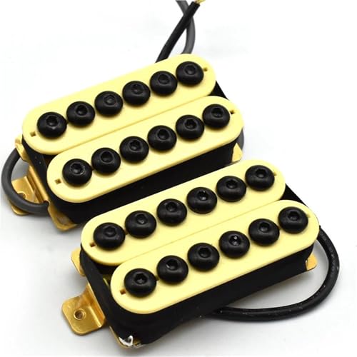 Doppelspulen-Tonabnehmer für E-Gitarre 1 Pcs Regenschirm Kopf Inneren Sechseckigen Pickup 4 Kern Doppel Doppel Spule Elektrische Gitarre Pickup 50 52 Für LP St Sq Gitarre(K) von XSQKUYN