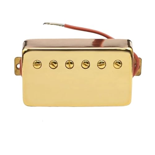 Doppelspulen-Tonabnehmer für E-Gitarre Elektrische Gitarre Humbucker Pickup LP Stil Messing Abdeckung Hals/Steg Gitarre Pickup Gitarre Professionelle Teile(F) von XSQKUYN