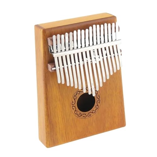 Kalimba Instrument 17-Tasten Kalimba Einplatine Daumenklavier Aus Massiver Akazie Mit Komplettem Zubehör von XSQKUYN