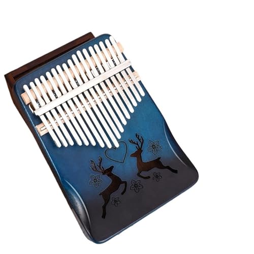 Kalimba Instrument Daumenklavier Professionelles Kalimba 17 Noten 21 Noten Kalimba Fingerklavier Tragbares Musikinstrument(D17) von XSQKUYN