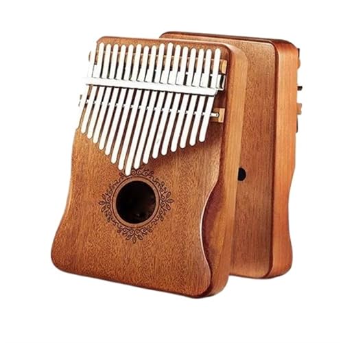 Kalimba Instrument Kalimba 17 Tasten Daumenklavier Spieluhr Tragbare Anfänger Musikinstrumente Mit Stimmgerät Hammer(A) von XSQKUYN