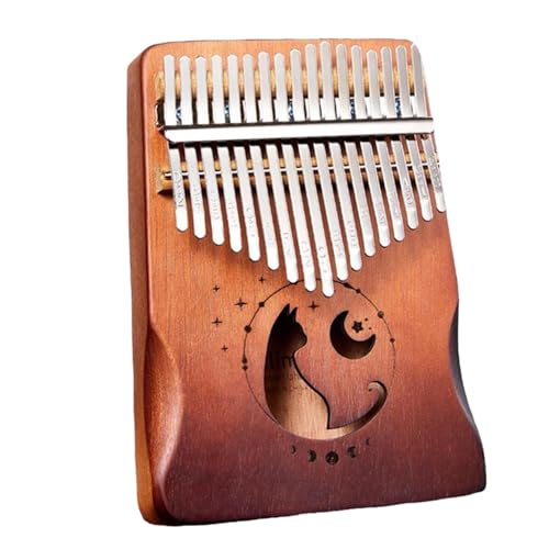 Kalimba Instrument Professionelles Kalimba-Musikinstrument Aus Holz Mit 17 Tasten Kalimba Daumenklavier Instrument Für Musikliebhaber(C) von XSQKUYN