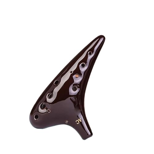 Okarina-Instrument Ocarina 12-Loch Ac Für Anfänger Geräucherte Ocarina Für Professionelles Spielen Zwölf-Loch-Ocarina Alto C(A) von XSQKUYN