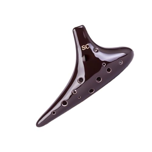 Okarina-Instrument Ocarina 12-Loch Ac Für Anfänger Geräucherte Ocarina Für Professionelles Spielen Zwölf-Loch-Ocarina Alto C(C) von XSQKUYN