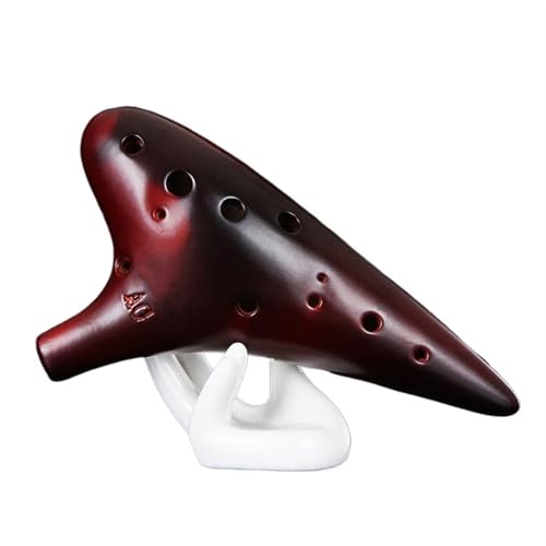 Okarina-Instrument Ocarina 12-Loch Geräucherter Alto AC-Ton Unglasiert Professionelle Ocarina Für Anfänger(B) von XSQKUYN