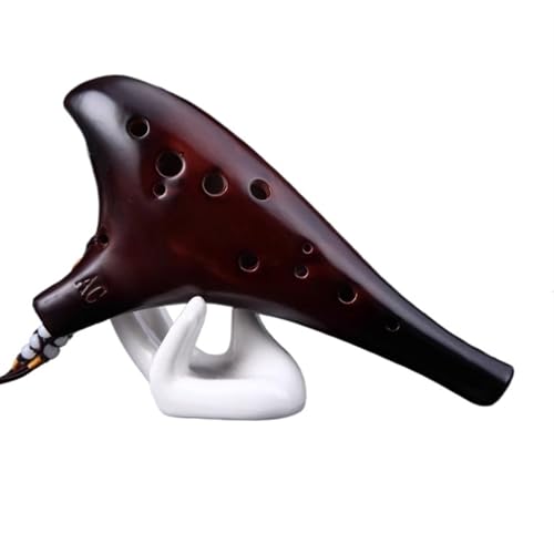 Okarina-Instrument Ocarina 12 Löcher AC Alto C Ton Anfänger 12 Loch Ocarina Professionelle Leistung Ocarina Instrument(C) von XSQKUYN