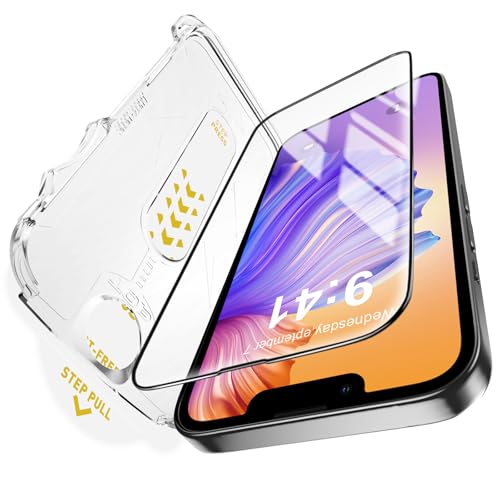 Schutzfolie für iPhone 11 / iPhone XR (6.1") mit Profi-Positionierhilfe, 9H Härte Schutzglas HD Transparent Displayschutzfolie Gehärtetem Glas Folie, Anti-Kratzen von XTCASE