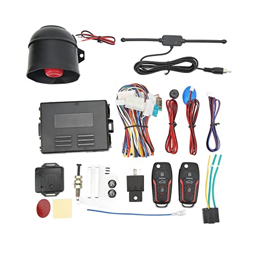 XTevu Auto Auto Keyless Entry System 12V Anti-Diebstahl-Alarmanlage Universal Auto Fernbedienung Starterknopf Zündung Fernstarter von XTevu