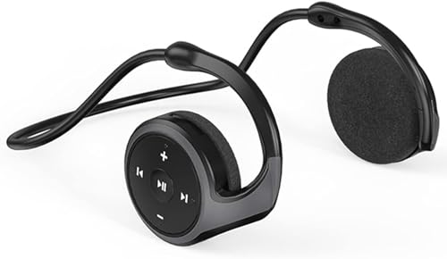 XUJAIOLQP Sport-Bluetooth-Kopfhörer, Bluetooth 5.0 Over-Ear-Kopfhörer, unterstützt TF-Karte und FM-Radio, CVC8.0 Noise Canceling Earset, 12 Stunden Spielzeit für Laufen, Radfahren, Fitnessstudio von XUJAIOLQP