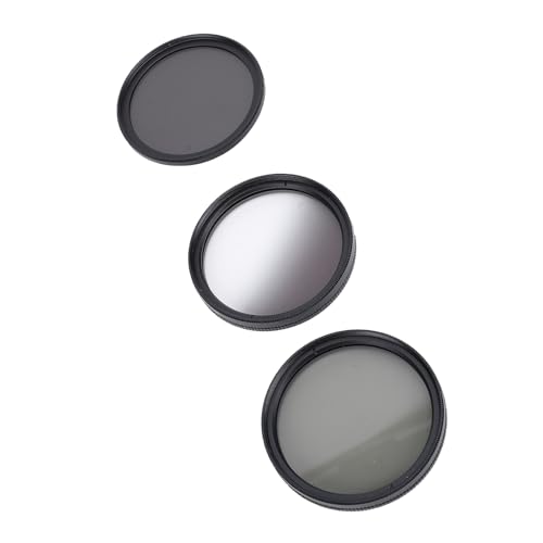 3-in-1-Kamerafilter-Set, Hochauflösendes ND8-CPL-GND-Filterset, Neutraldichtefilter, Zirkularpolarisationsfilter, Abgestufter ND-Filter für die Fotografie (82mm) von XUMIUZIY