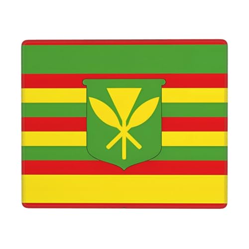 Mauspad mit Hawaii-Flagge, Laptop-Pad, Büro und Zuhause, wasserdicht, Schreibtisch-Schreibblock, 17,8 x 22,9 cm (horizontal) von XVFLOREG