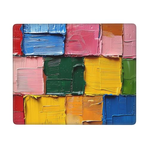 Ölgemälde-Aufnäher, Mauspad, Laptop-Pad, Büro und Zuhause, wasserfest, 17,8 x 22,9 cm (horizontal) von XVFLOREG