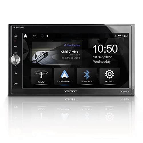 XZENT X-527 – 2-Din Autoradio, Multimediasystem mit 6,75“/17,1 cm Touchscreen, Mediencenter mit DAB+, USB, UKW, Apple CarPlay, Android Auto, für PKWs oder Reisemobile von XZENT
