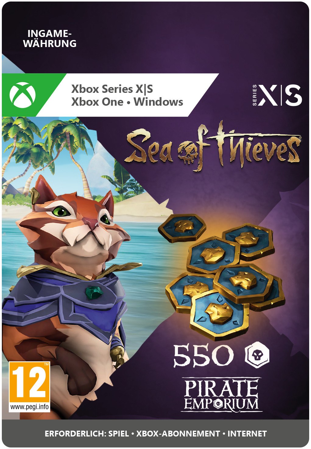 550 Coins– Sea of Thieves Castaway’s Ancient Coin Pack von Xbox Game Studios