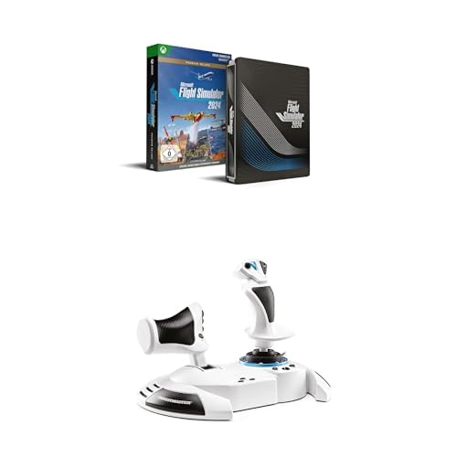 Juego Microsoft Flight Simulator 2024 – Premium Deluxe SteelBook® Edition + Thrustmaster T.Flight Hotas One Microsoft Flight Simulator Edition von Xbox