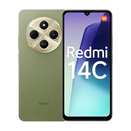 Redmi 14C 8GB 256GB Green, Android Smartphone, 2,0GHz, 6,88" Display, 50MP AI-Zweifach-Kamera, 5160mAH Akku, 18W FastCharge von Xiaomi