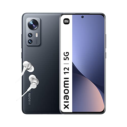 Xiaomi 12-Smartphone+Kopfhörer, 8+256GB Handy ohne Vertrag, 6.28" 120Hz AMOLED Display, Snapdragon 8 Gen 1, 50MP Dreifach-Kamera in Profiqualität, 4500mAh, Grau(2 Jahre Garantie+Amazon DE Exclusive) von Xiaomi