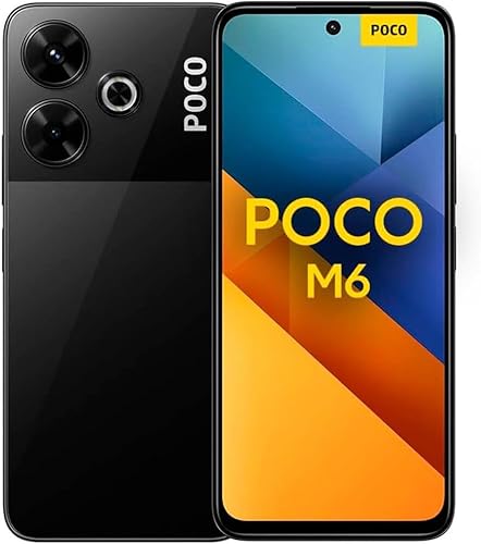 Xiaomi Poco M6 8 GB + 256 GB Smartphone, 6,79 Zoll Display MediaTek Helio G91-Ultra, 108 MP Kamera, 5030 mAh, Schwarz von Xiaomi