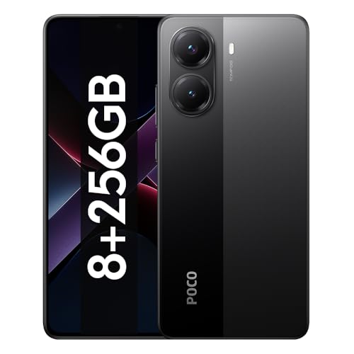 Xiaomi Poco X7 Pro 5G Handy 1.5K 120Hz AMOLED Display,8+256GB Smartphone Ohne Vertrag mit Flagship Dimensity 8400-Ultra Prozessor und OIS​ 50MP Hauptkamera 6000mAh Akku 90W HyperCharge Schwarz von Xiaomi