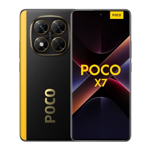 Xiaomi Poco X7 Smartphone, 8+256GB, Schwarz, 50MP Hauptkamera mit OIS, 5110mAh Akku, IP68 (Ladegerät Nicht enthalten) von Xiaomi