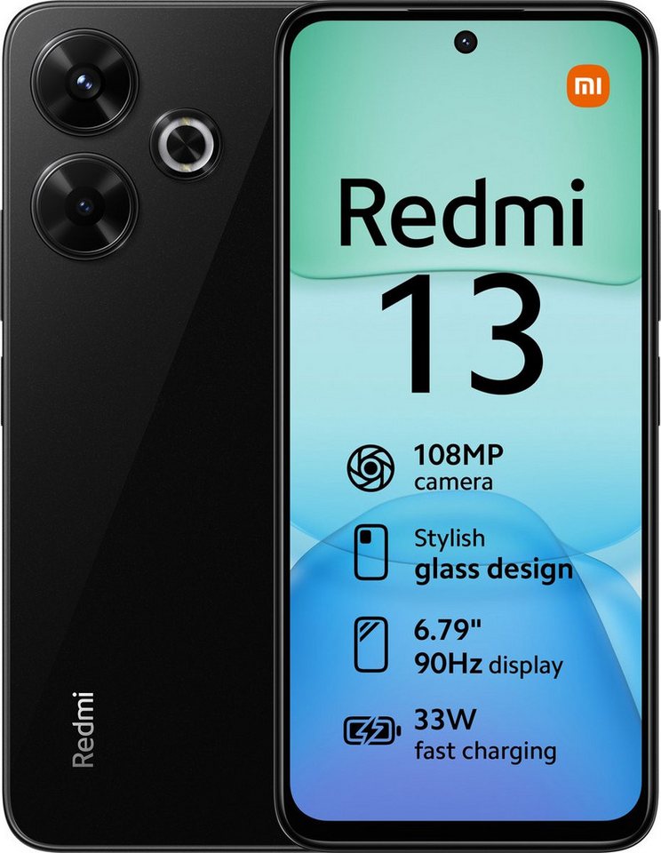 Xiaomi Redmi 13 4G 6GB 128GB Midnight Black Smartphone von Xiaomi