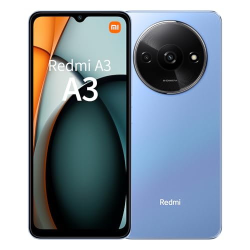 Xiaomi Redmi A3 Smartphone 4GB+128GB, 5000mAh, 90Hz Bildwiederholrate 6,71-Zoll-Display Blau von Xiaomi