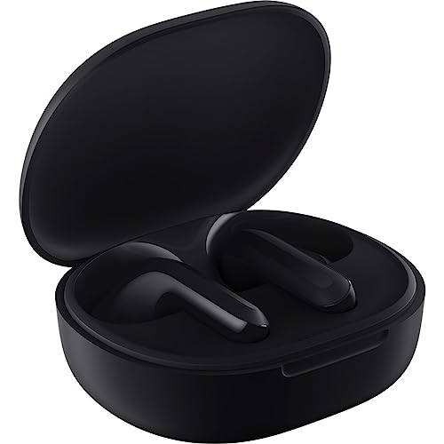 Xiaomi Redmi Buds 4 Lite - Bluetooth 5.3 Kopfhörer, AI-Geräuschunterdrückung, kabelloses Aufladen, bis zu 20 Stunden Akkulaufzeit, dynamischer 12mm Treiber, wasserdicht IP54 – Schwarz von Xiaomi