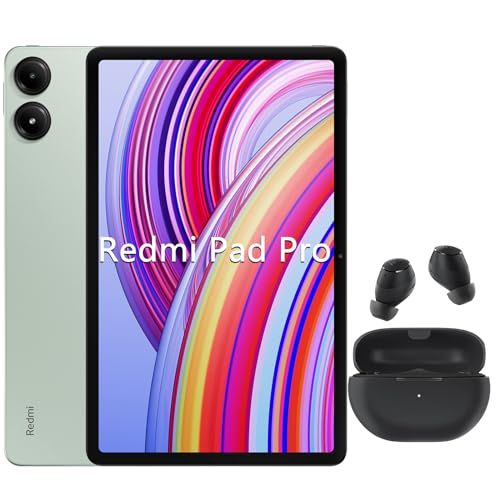 Xiaomi Redmi Pad Pro Tablet, 256 GB/8 GB RAM, 30,5 cm (12,1 Zoll), 2,5K, professioneller Augenschutz, Minzgrün, inklusive Kopfhörer von Xiaomi