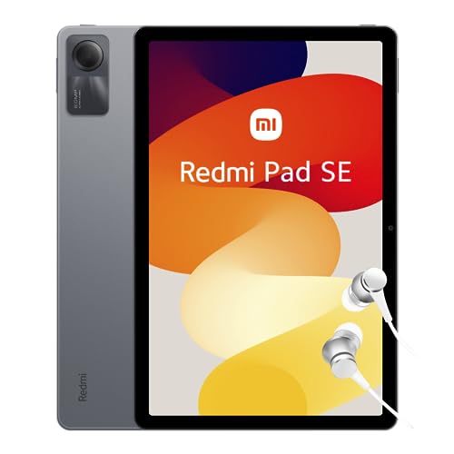 Xiaomi Redmi Pad SE Tablet, 27,9 cm (11 Zoll), WLAN, FHD+ Display mit 90 Hz, 4 GB RAM, 128 GB ROM, Akku 8000 mAh, ES-Version, Grau von Xiaomi