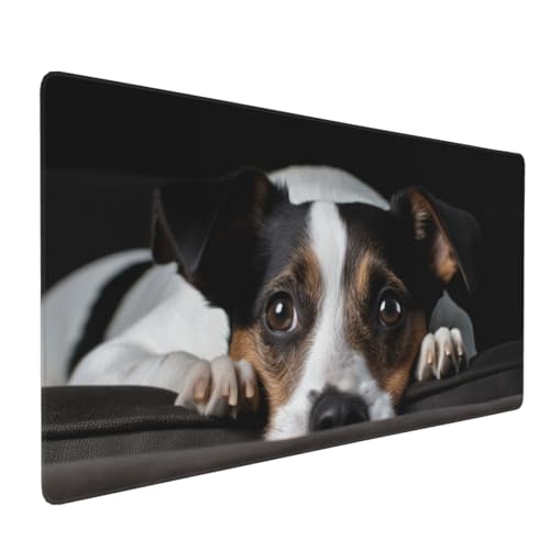 Gaming Mauspad XXL Hund Mousepad 1200x600x4mm Tier Verlängertes Mauspad Schreibtischauflage,Genähte Kanten Mauspad,Verbessert Präzision und Geschwindigkeit Wasserdicht Geeignet für Büro und Spiele von Xieazgsn