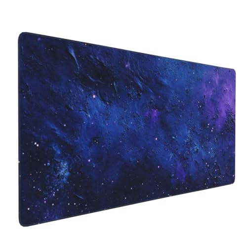 Mauspad Lila Gaming Mauspad XXL 1200x600x4mm Mousepad Blau Mouse Pad Groß,Rutschfeste Gummibasis,Verlängertes Mousepad,Schreibtischunterlage, Verbessert Präzision und Geschwindigkei,für Frauen im Büro von Xieazgsn