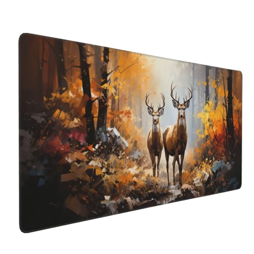 Mauspad REH Gaming Mauspad XXL 1200x600x4mm Mousepad Tier Mouse Pad Groß,rutschfeste Gummibasis,Verlängertes Mousepad,Schreibtischunterlage, Verbessert Präzision und Geschwindigkei,für Frauen im Büro von Xieazgsn