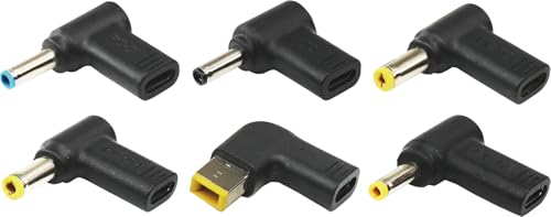 Xilence XMZ_Tips_Set Adapter Tips Set nur mit Xilence USB-C Mini Ladegerät nutzbar, 6 Adapter, kompatibel mit diversen Notebook Marken, komfortabler und sicherer Anschluss, schwarz von Xilence