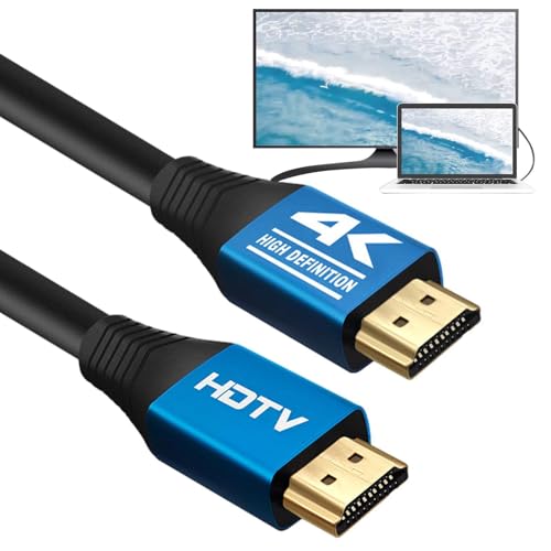 TV-HD-Kabel – multifunktionales High-Definition-Kabel, schnelle Datenübertragung | Vielseitiges Kabel für Fernseher, Monitore, Laptops, Desktops und Projektoren, unverzichtbares TV-Zubehör für klare A von Xinhuju