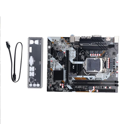 Gaming-Motherboard für Desktop-PC, B250-Motherboard, Micro-ATX-Motherboard für LGA 1151 PCI E X16 Gen 3.0 DDR4 VGA M.2 mit Metallkühlkörper für Core I3 I5 6500 I7 6700 Prozess von Xiuganpo