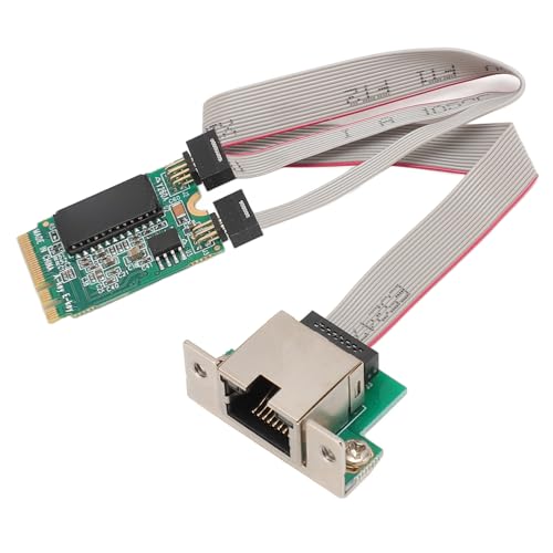 M.2 A E Gigabit-Netzwerkkarte, Single-Port-RJ45-Ethernet-Netzwerkkarte mit I210AT-Chip, Unterstützt 1000 100 10 Mbit/s Verbindungsraten, Gigabit-Ethernet-Karte für Desktop, PC, von Xiuganpo