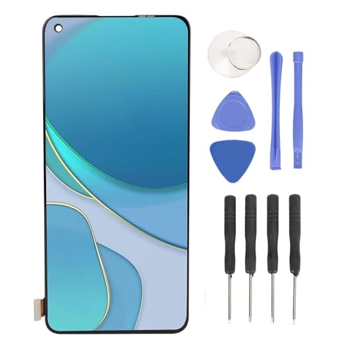 Xiuganpo Telefon-Ersatzbildschirm, 6,55-Zoll-LCD-Digitizer-Bildschirm-Touch-Baugruppe, Hochauflösender Touchscreen-Digitalisierer Kompatibel mit 8T 5G 8T+ X7 Pro, Einfache von Xiuganpo