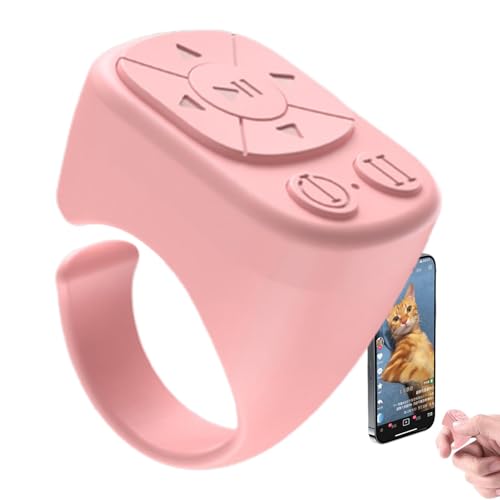 Xiwhuua Drahtloser Seitenscroller, Remote-Scrolling-Ring | Fotografieren mit Fernbedienung,Wiederaufladbare Fotofernbedienung, tragbarer Scroll-Tastenring für einfaches Scrollen von Xiwhuua