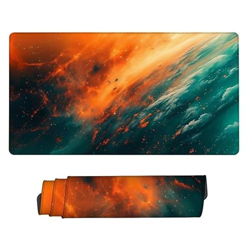 Gaming Mauspad Abstrakt Mouse Pad, XXL Mousepad Farbe, Schreibtisch Unterlage Gaming Pad, Wasserdicht, rutschfeste Gummibasis, GroßEr Erweiterter Schreibtisch Schutz, für Office 1500x800x3mm XJ-662 von Xjaopfei