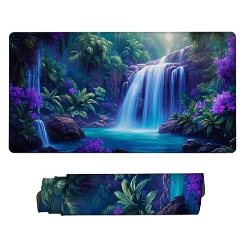 Gaming Mauspad Fallen Mouse Pad, XXL Mousepad Anlage, Schreibtisch Unterlage Gaming Pad, Wasserdicht, rutschfeste Gummibasis, GroßEr Erweiterter Schreibtisch Schutz, für Office 600x300x3mm XJ-846 von Xjaopfei