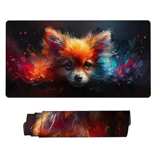 Mousepad Tier Mouse Pad, Mauspad XXL Hund, Schreibtisch Unterlage Gaming Pad, Wasserdicht, rutschfeste Gummibasis, GroßEr Erweiterter Schreibtisch Schutz für Office Frau Geschenke 800x400x3mm XJ-962 von Xjaopfei